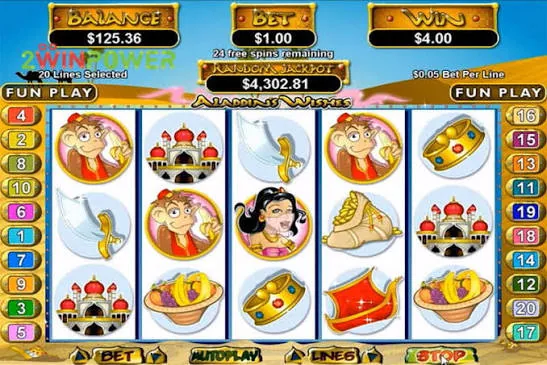 Ikon game Aladdin Wishes di lobi Mega888